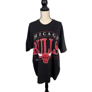 Vintage Chicago Bulls Single Stitch Tee 90s XL Hanes Heavyweight‎